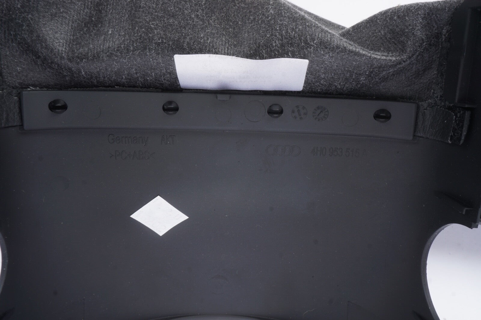 2011-2018 AUDI A8 L S8 D4 STEERING COLUMN SHROUD COVER W/ SPEEDOMETER TRIM OEM
