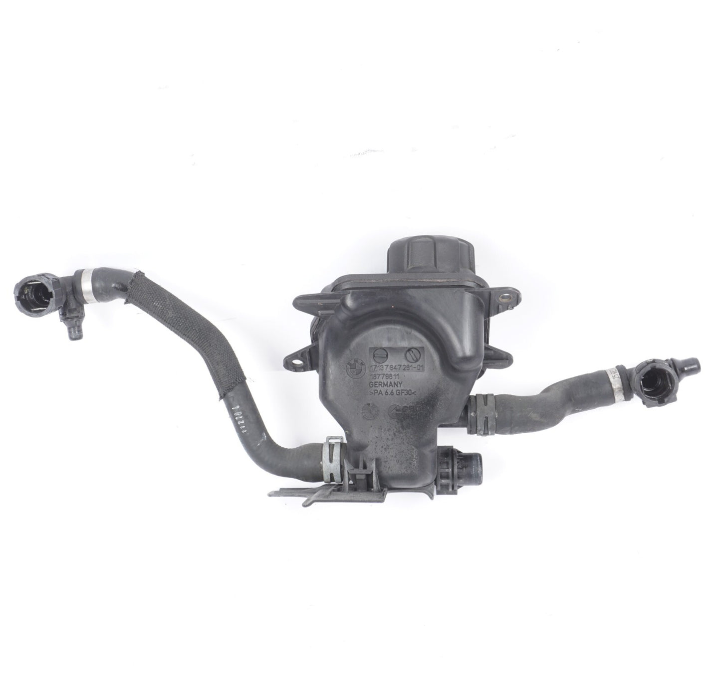 12-18 BMW 550I 650I 750I Intercooler Coolant Reservoir Expansion Tank OEM