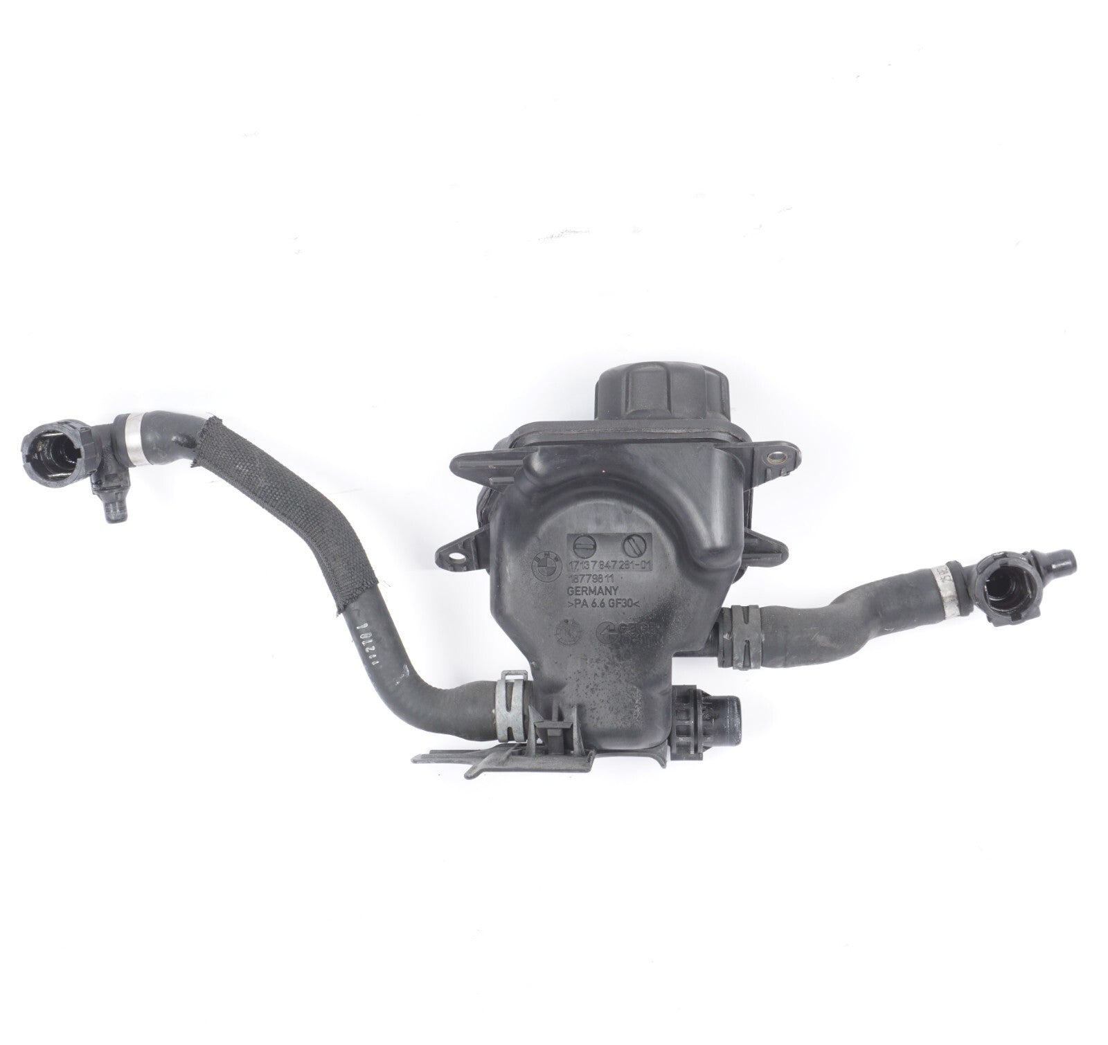 12-18 BMW 550I 650I 750I Intercooler Coolant Reservoir Expansion Tank OEM
