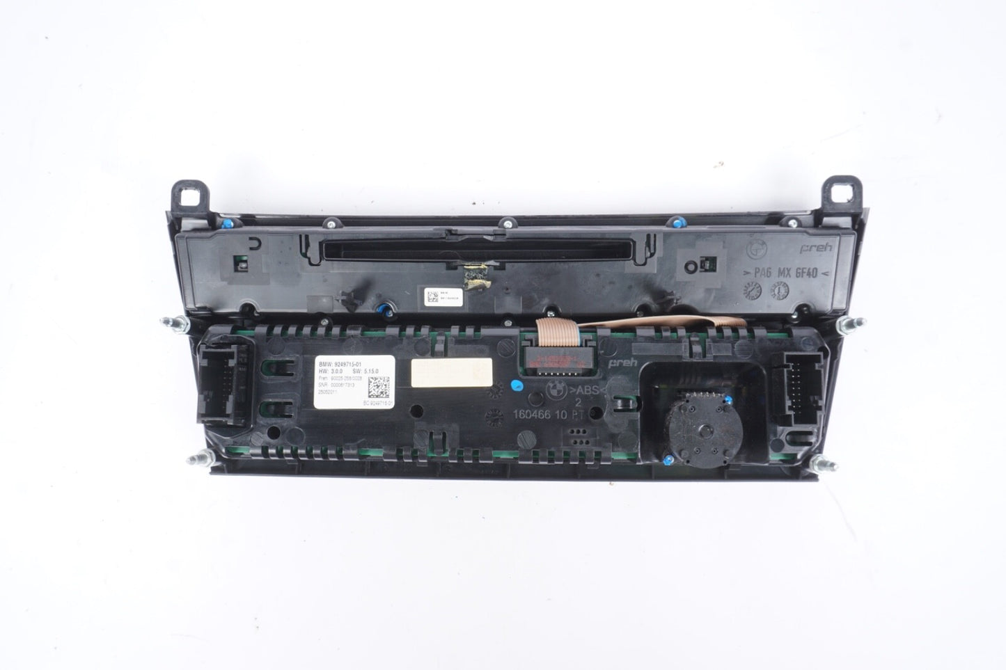 2009 - 2012 BMW 535I 740I 750I B7 Temperature Climate Control Panel 9249715