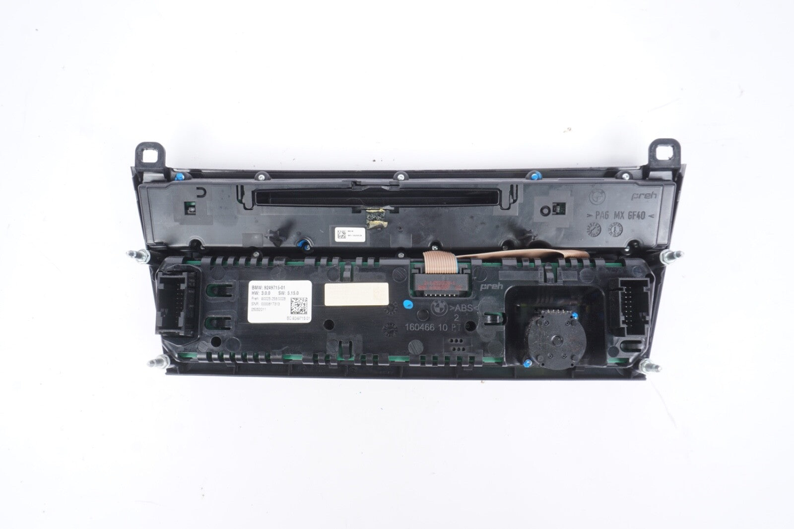 2009 - 2012 BMW 535I 740I 750I B7 Temperature Climate Control Panel 9249715