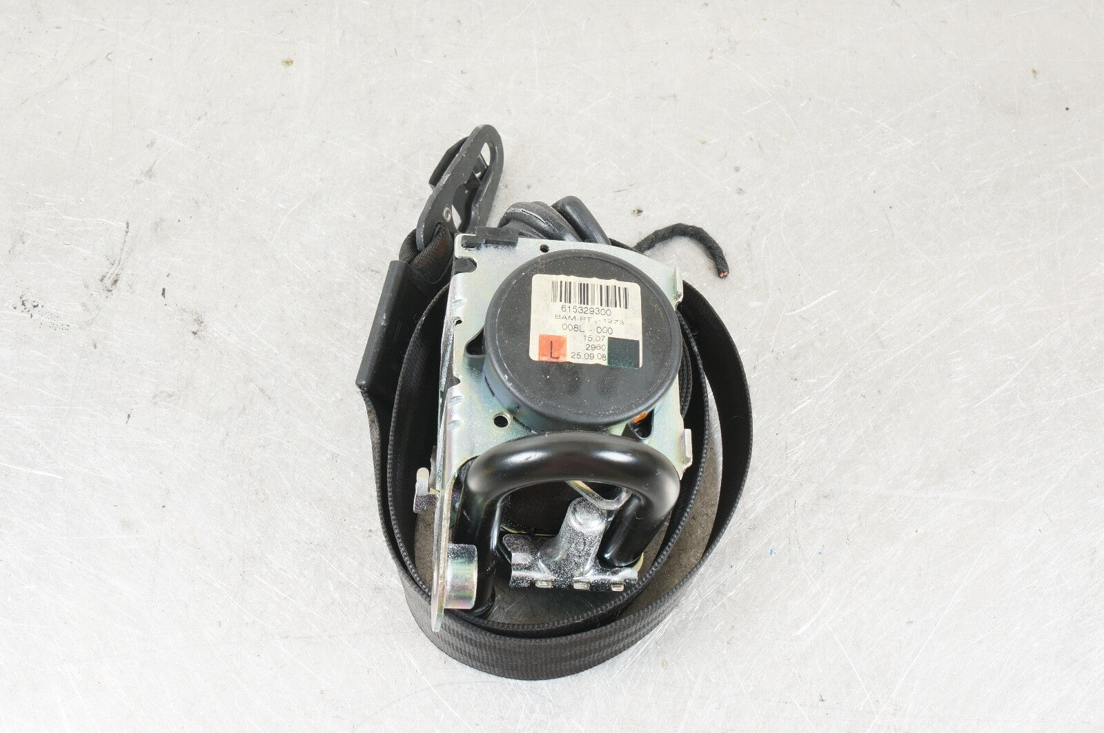 05-11 AUDI C6 A6 SEDAN SEATBELT SEAT BELT RETRACTOR FRONT LEFT DRIVER OEM