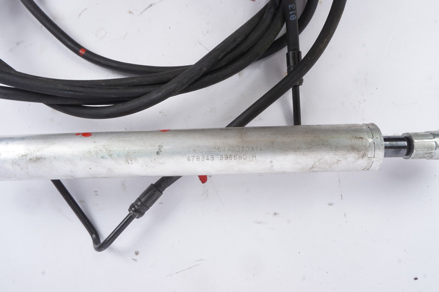 14-16 BMW 428 435 Convertible Top Hydraulic Cylinder Rear Left Line 13.14 OEM