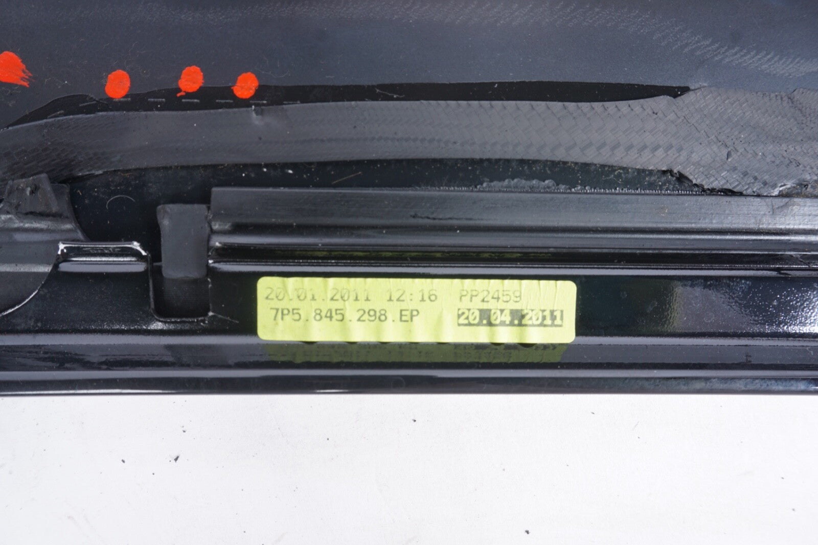 11-18 Porsche Cayenne 958 Hybrid S Rear Right Side Quarter Window Glass OEM