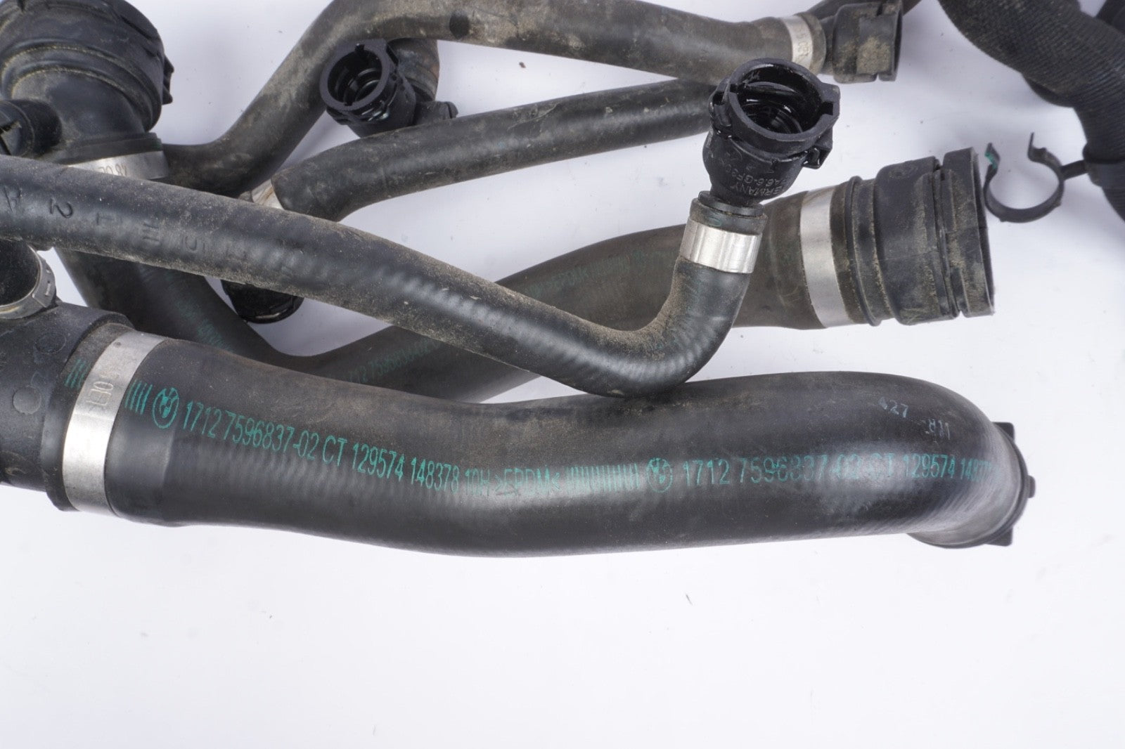 12-16 BMW F30 328i 428i 2.0L V4 Petrol Water Coolant Hose Pipe SET