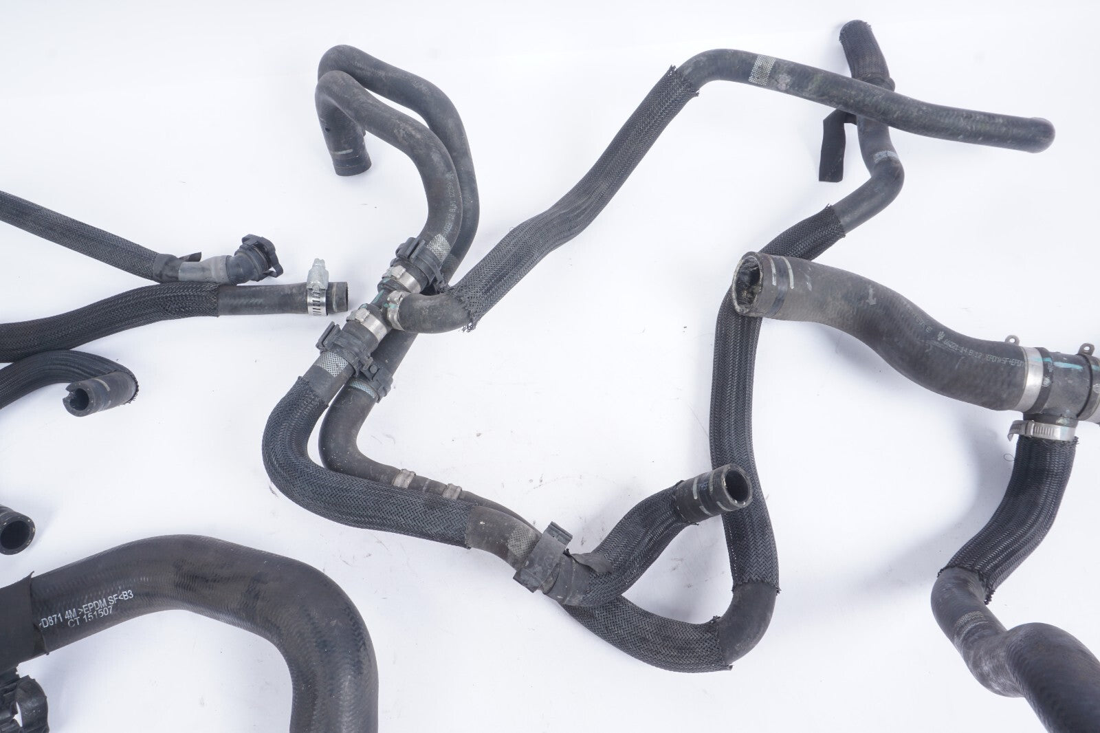 2014-2019 Maserati Ghibli 3.0L Engine Coolant Hose Line Pipe SET OEM