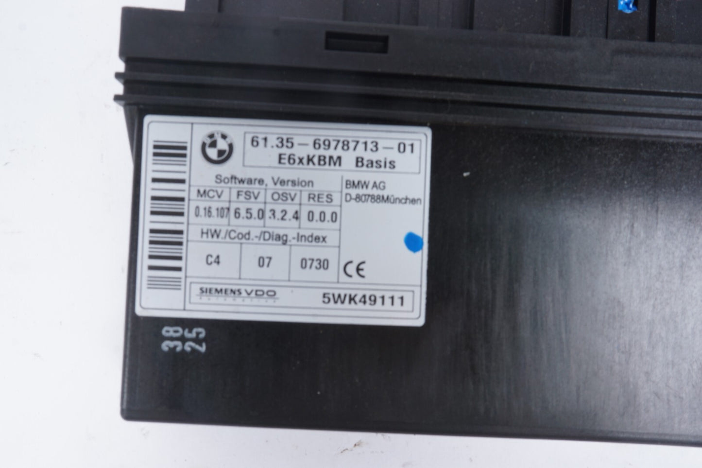 2004 - 2010  BMW 650i E63 E64 BCU BCM Body Control Computer Module Unit OEM