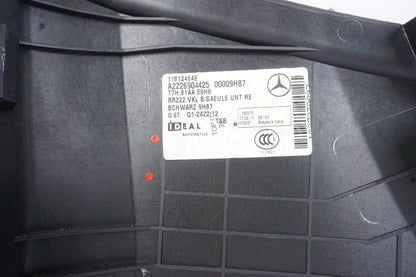 2014-2017 MERCEDES S550 V222 RIGHT PASS FRONT LOWER B PILLAR COVER PANEL OEM. 