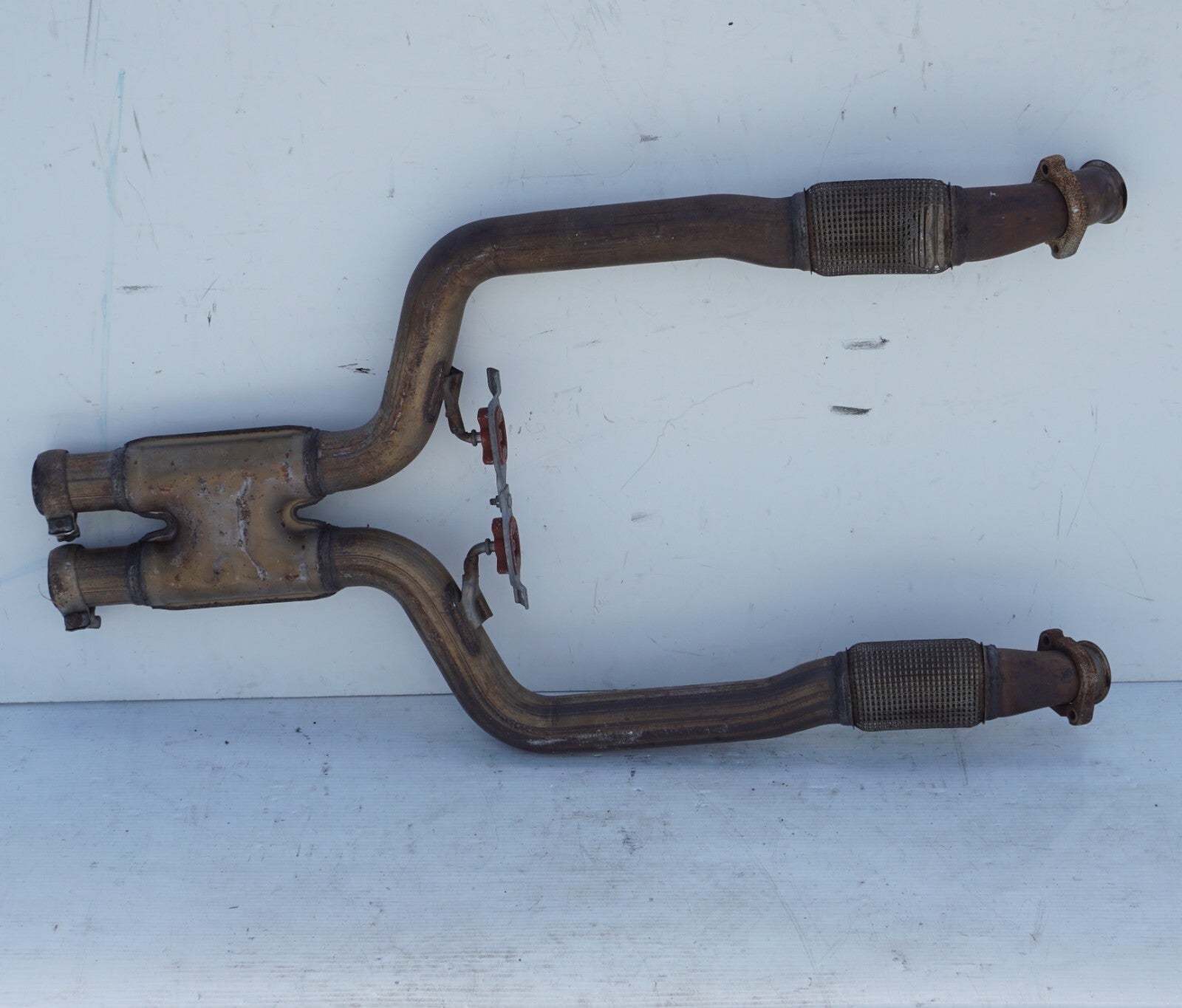 2015 - 2017 Mercedes S550e W222 3.0l Exhaust Y Pipe Flex Pipe OEM