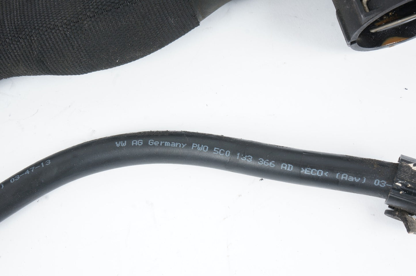 2011 - 2016 VOLKSWAGEN EOS ENGINE COOLANT HOSE PIPE LINE OEM