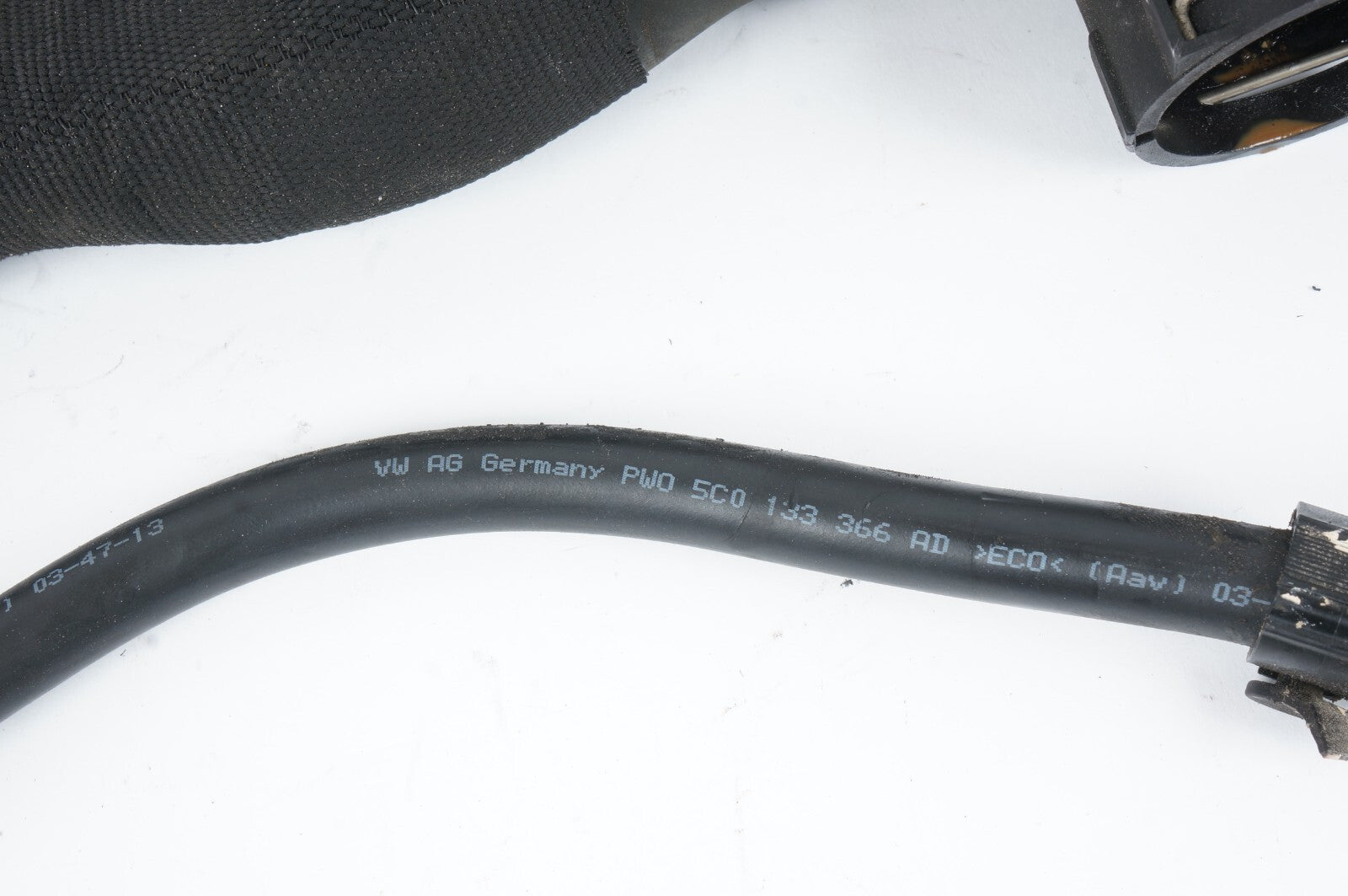 2011 - 2016 VOLKSWAGEN EOS ENGINE COOLANT HOSE PIPE LINE OEM