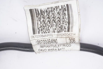 2014 - 2024 MASERATI GHIBLI NEGATIVE BATTERY WIRE WIRING HARNESS CABLE OEM