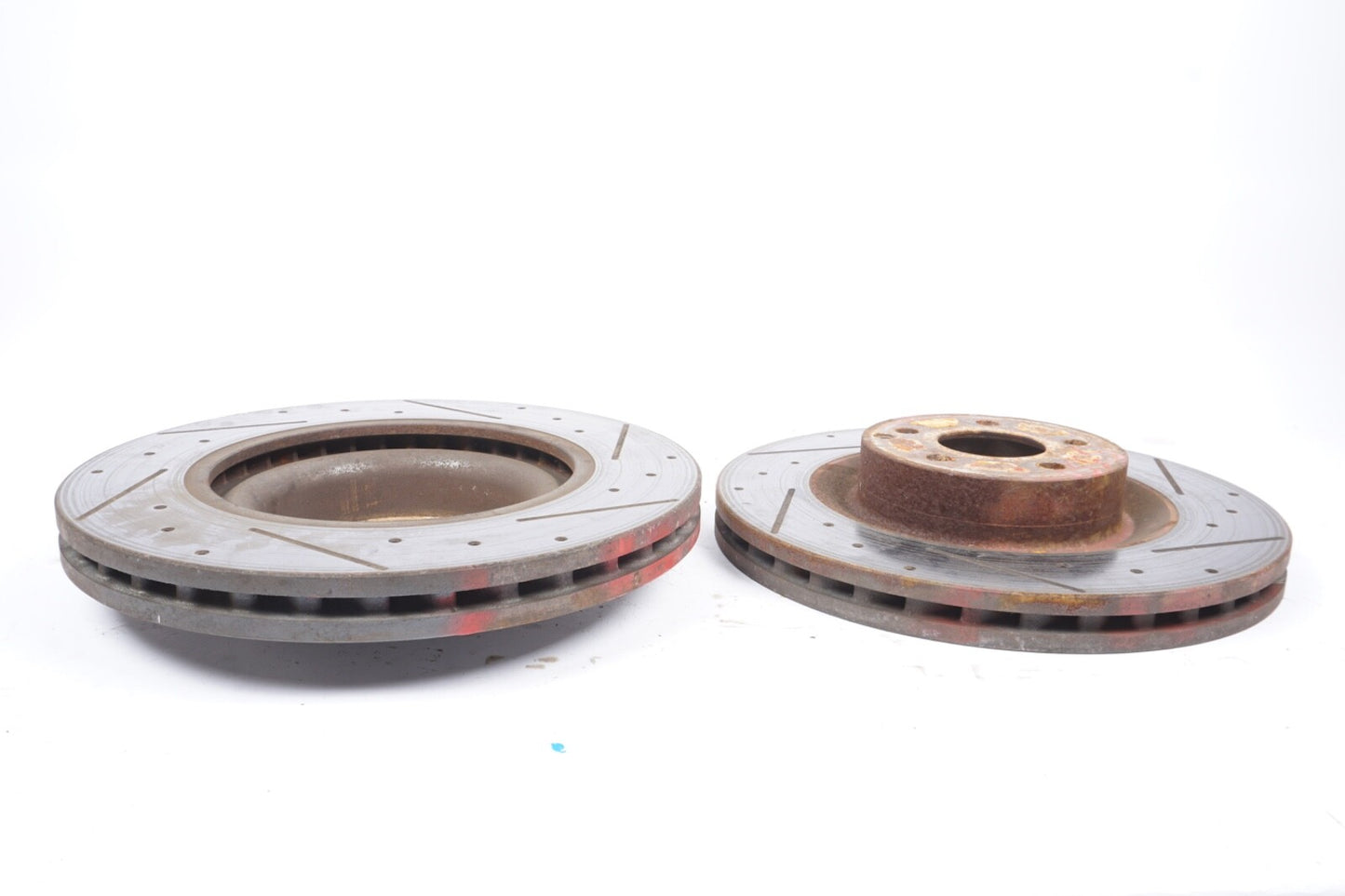 07-14 Mercedes W221 S550 CL600 Front Right & Left Brake Rotors Disk Set of 2 OEM