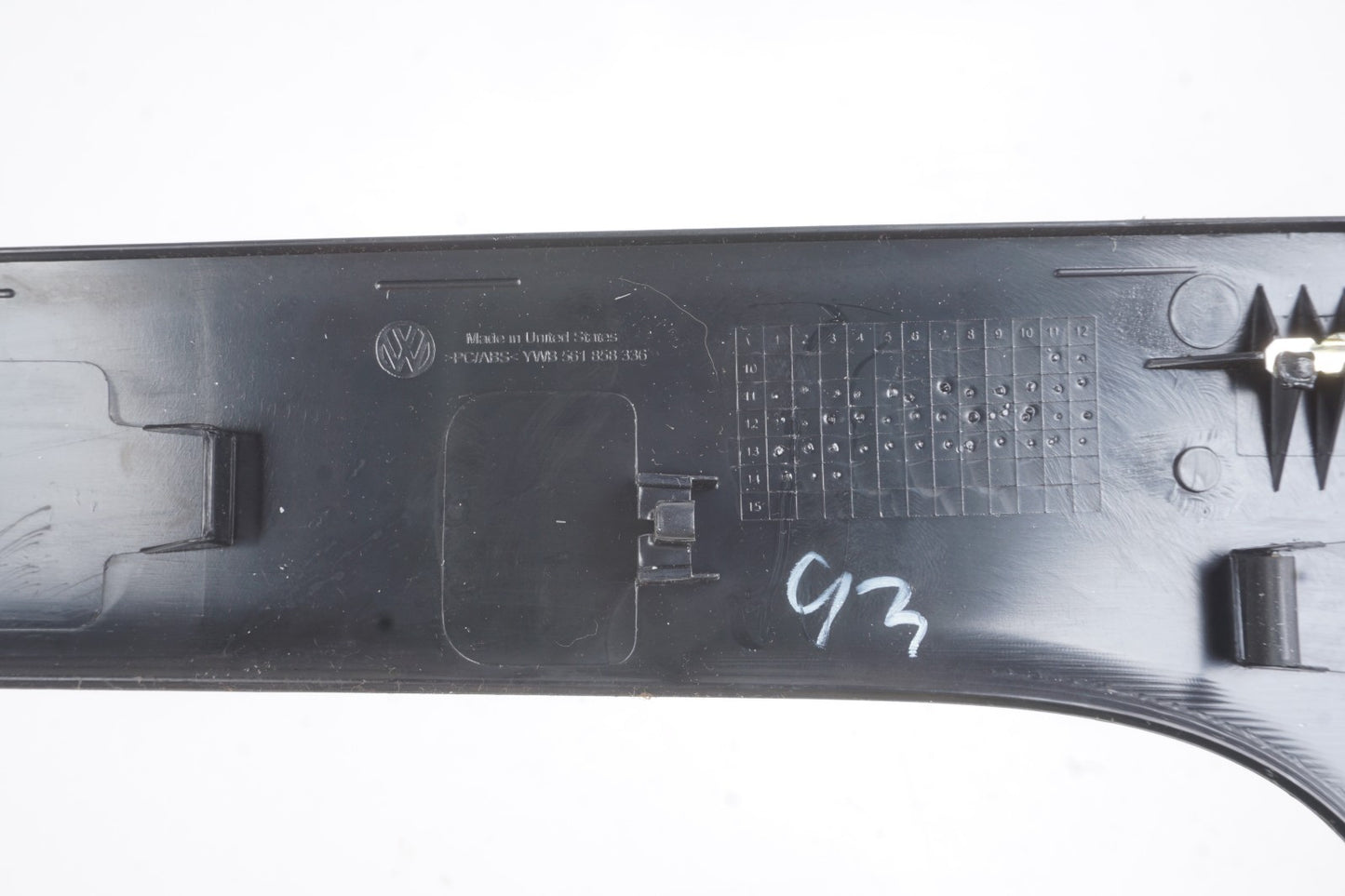 2012-2015 Volkswagen Passat Radio Dashboard Bezel Trim Cover OEM