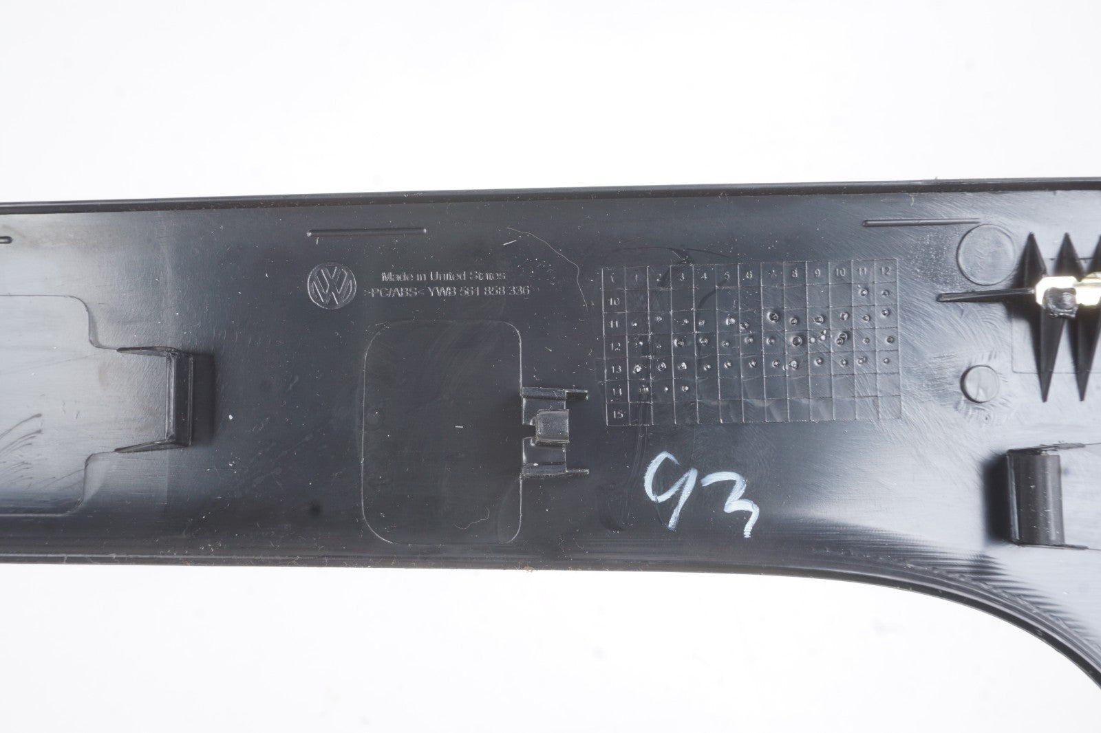 2012-2015 Volkswagen Passat Radio Dashboard Bezel Trim Cover OEM
