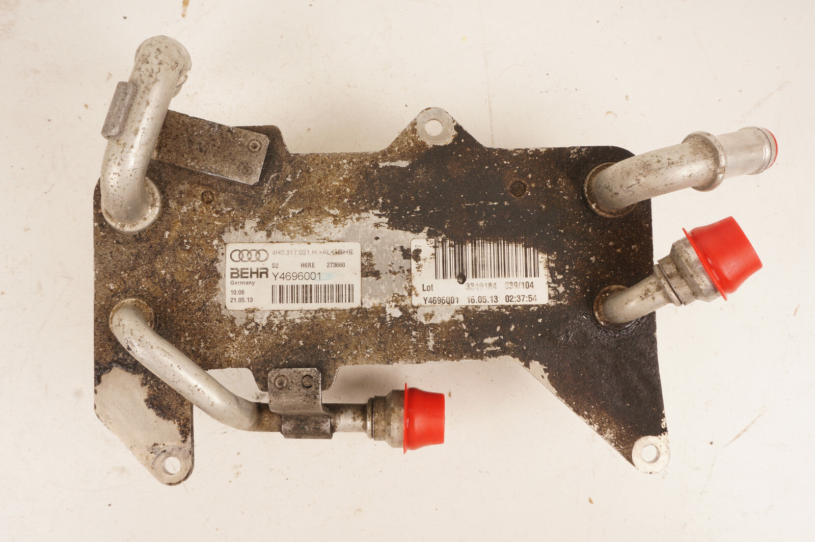 12-14 AUDI C7 A7 A6 S6 A/T AUTOMATIC TRANSMISSION OIL COOLER 4H0317021H OEM