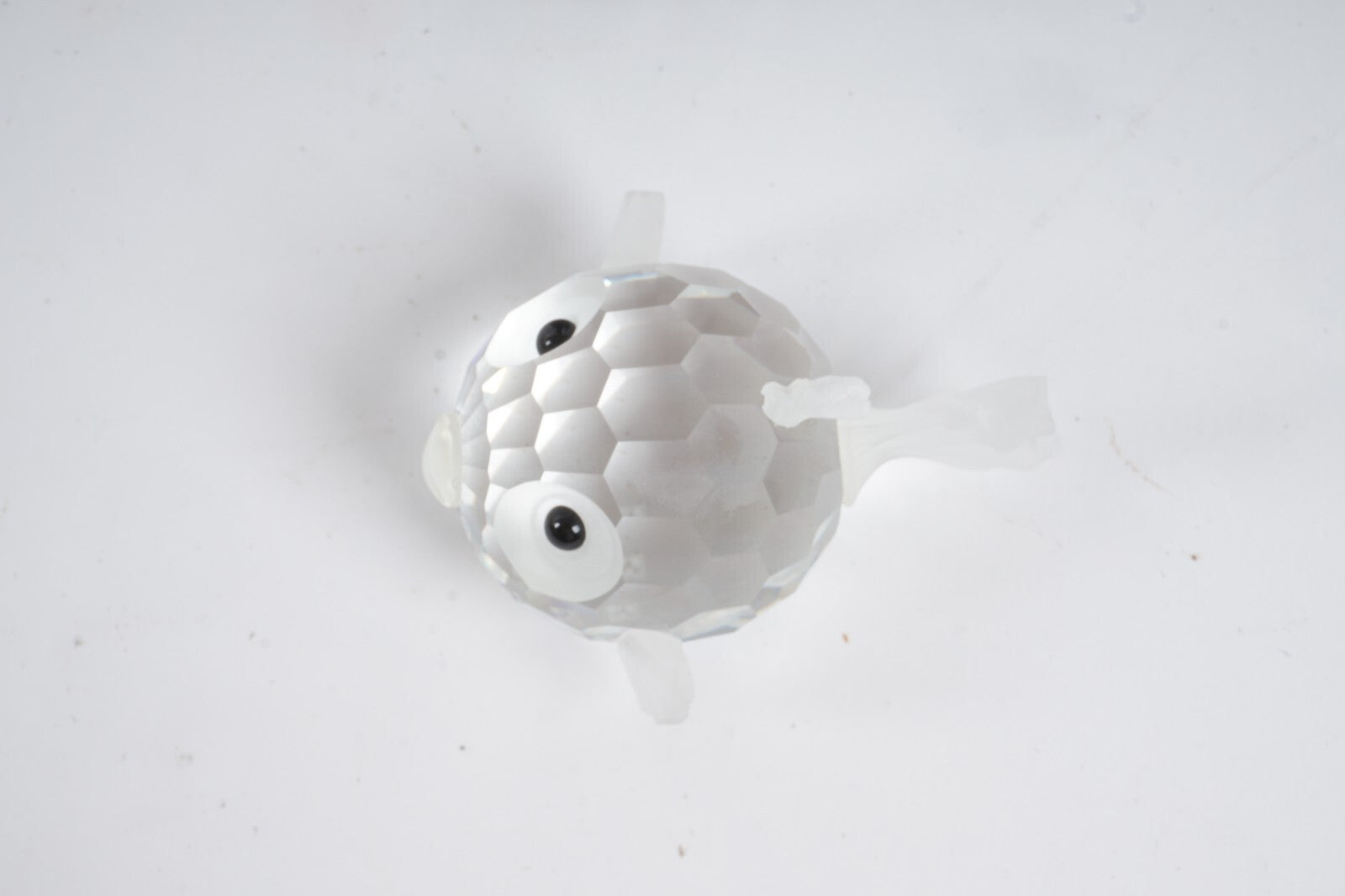 Vintage Swarovski Silver Crystal Blowfish (Art.7644NR041000) Figurine 