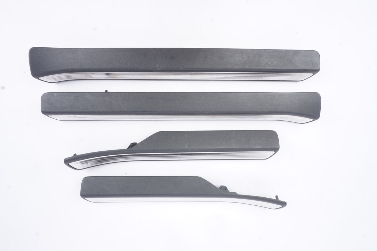 2014-2017 MERCEDES S550 W222 REAR FRONT DOOR SILL SCUFF TRIM PLATE COVER SET OEM