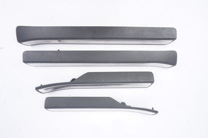 2014-2017 MERCEDES S550 W222 REAR FRONT DOOR SILL SCUFF TRIM PLATE COVER SET OEM