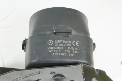 MERCEDES W216 W221 CL550 CL63 S63 S550 ANTI THEFT ALARM SPEAKER SIREN HORN OEM