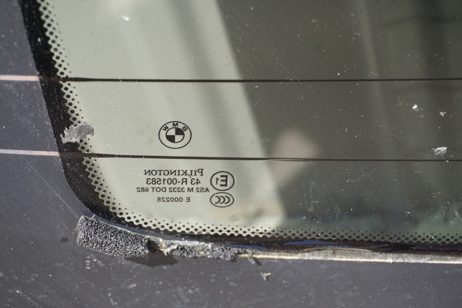 Fits 2007-2013 BMW 328 335 M3 Convertible Heated Back Window Back Glass