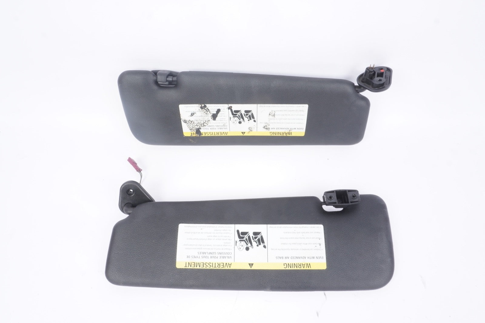 07-13 OEM BMW E88 E93 128 328 335 M3 Convertible Driver Passenger Sun Visor SET