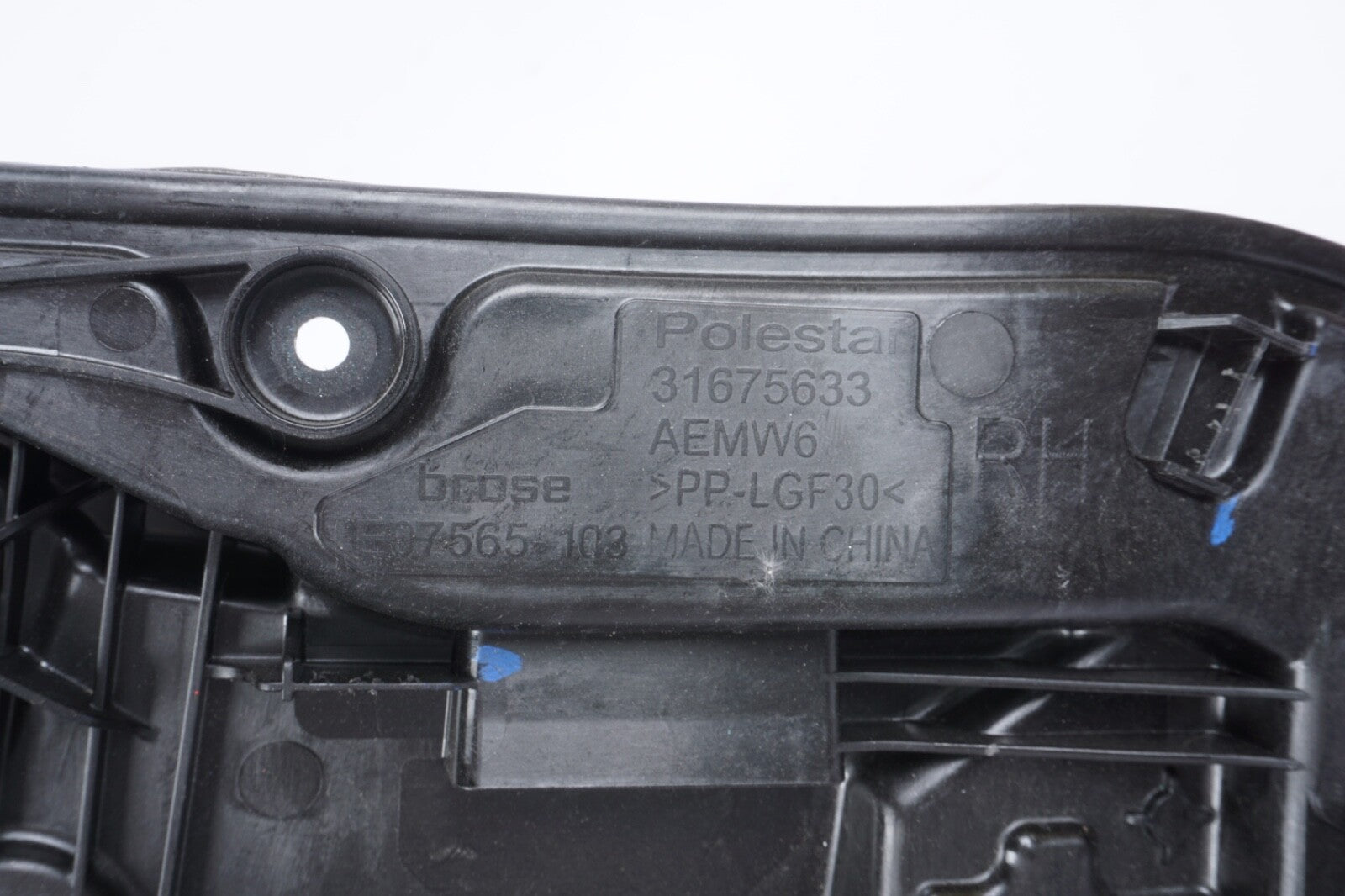 2021-23 POLESTAR 2 REAR RIGHT PASSENGER SIDE DOOR WINDOW REGULATOR & CARRIER OEM