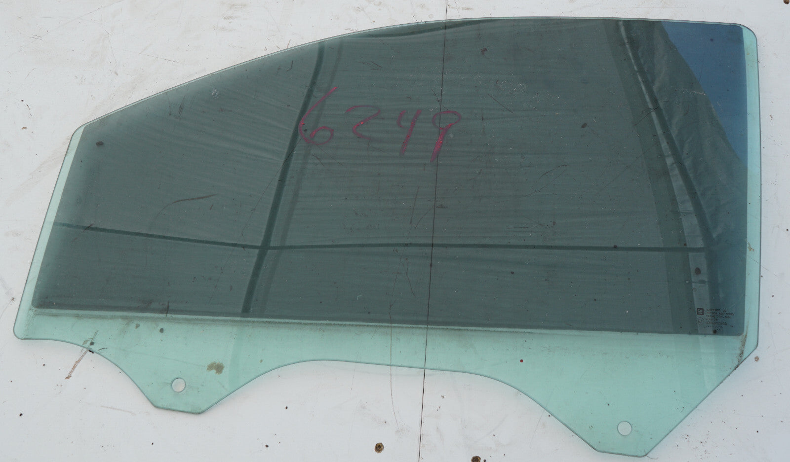 2019 CHEVROLET COLORADO FRONT LEFT DRIVER DOOR WINDOW GLASS OEM