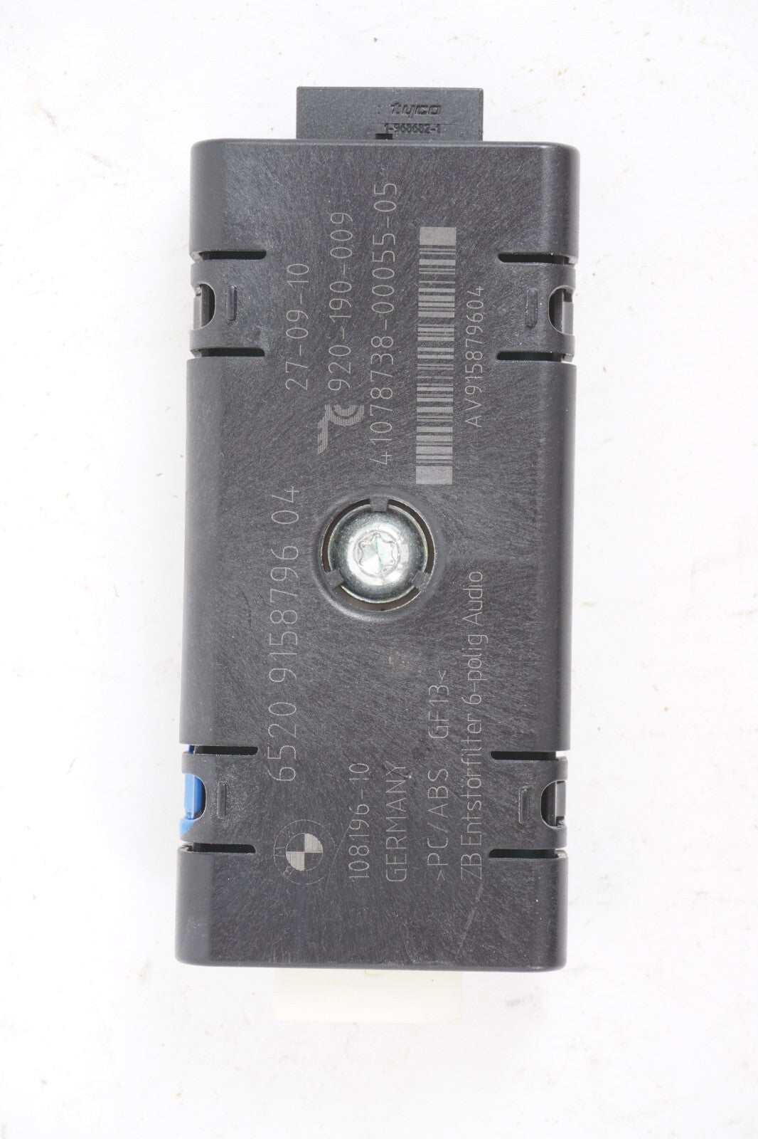 2010-17 BMW 550I GT Antenna Noise Filter OEM 65209151773 SET