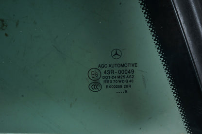 2013-2020 Rear Right Quarter Panel Window Glass Mercedes Sl550 Sl65 SL450