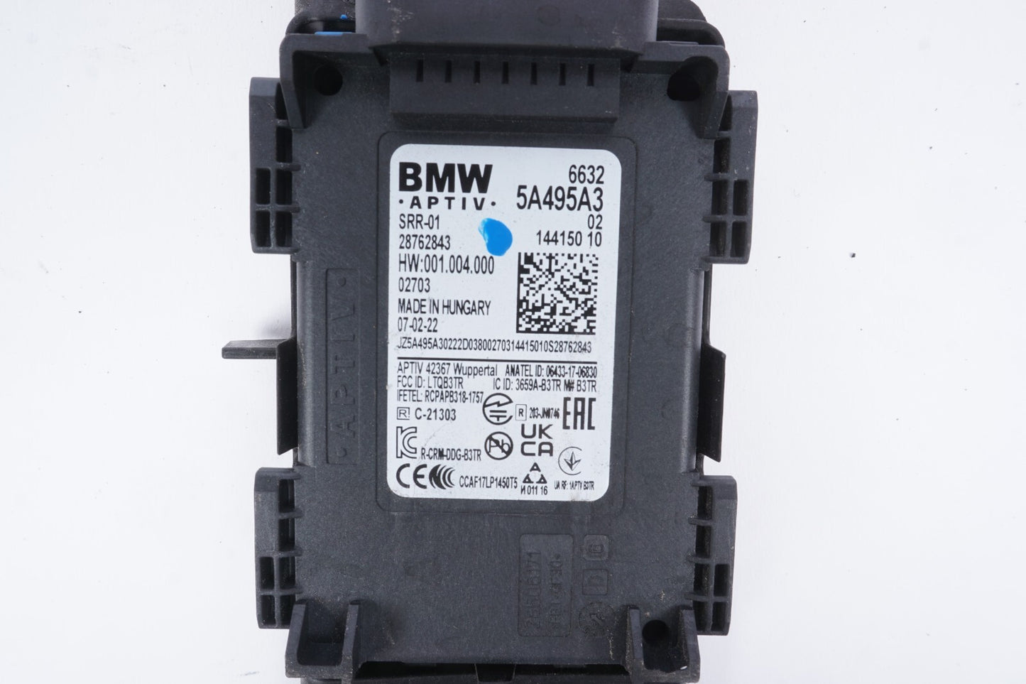 2021 - 2024 BMW 430I G22 Blind Spot Distance Radar Sensor Rear 66325A495A3 OEM