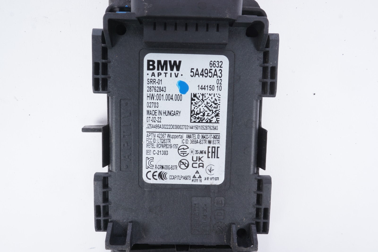 2021 - 2024 BMW 430I G22 Blind Spot Distance Radar Sensor Rear 66325A495A3 OEM