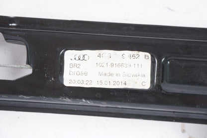 2012 - 2018 AUDI A7 REAR RIGHT PASSENGER SIDE WINDOW REGULATOR & MOTOR  OEM