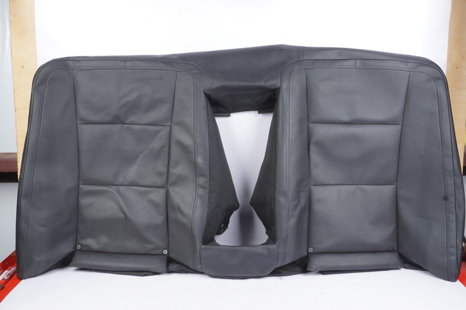 10-13 Mercedes W221 S400 S550 Seat Cushion Rear Top Upper BLACK 2219208516 OEM