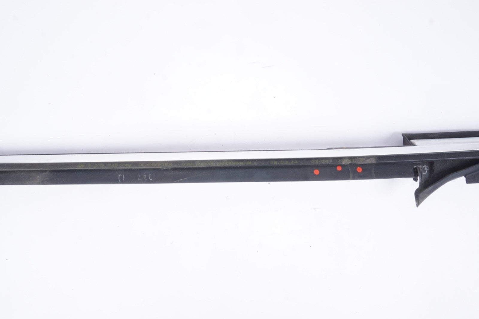 14-16 BMW 435I 428I F33 CONV REAR LEFT QUARTER WINDOW LOWER TRIM MOLDING