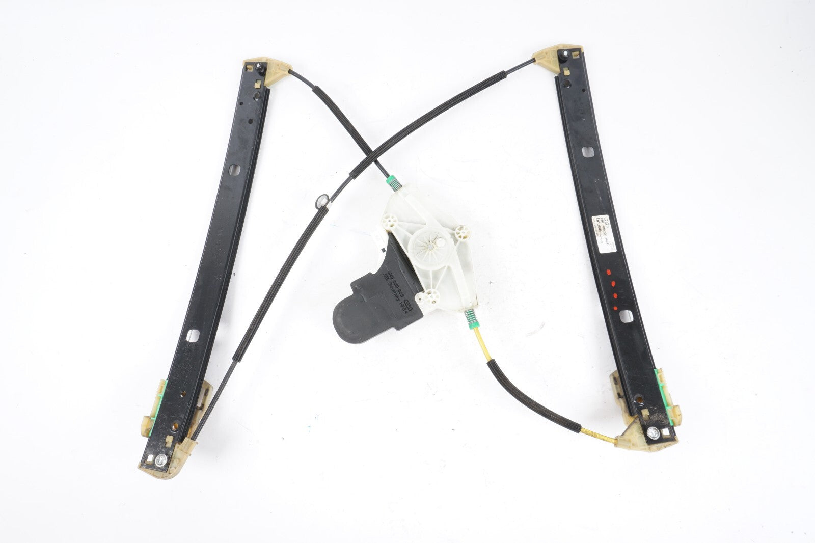 11-17 AUDI A8L REAR RIGHT PASSENGER SIDE WINDOW REGULATOR & MOTOR OEM