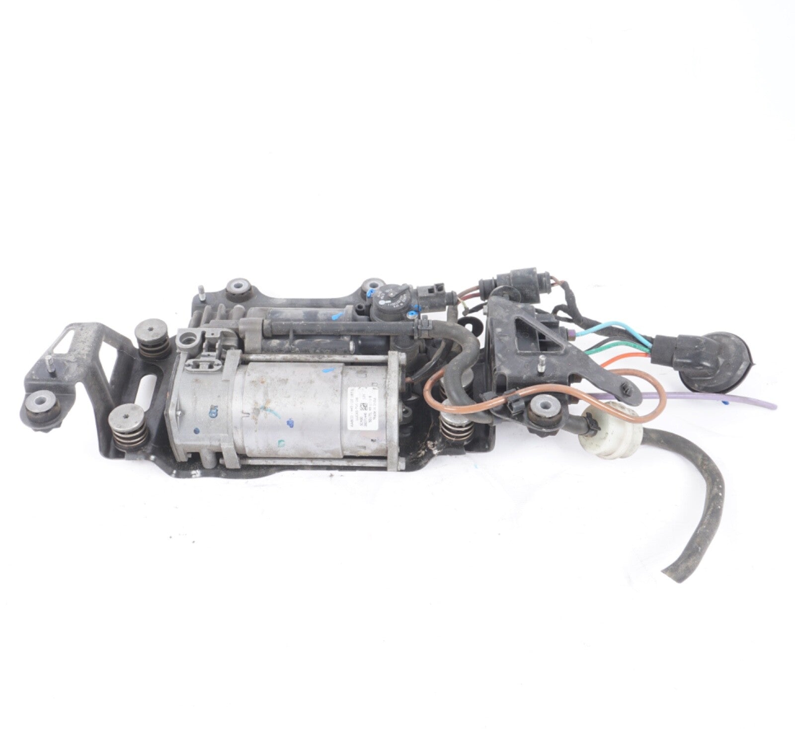 11-17 AUDI A8L A8 3.0L AIR SUSPENSION COMPRESSOR PUMP 4H0616005C  OEM