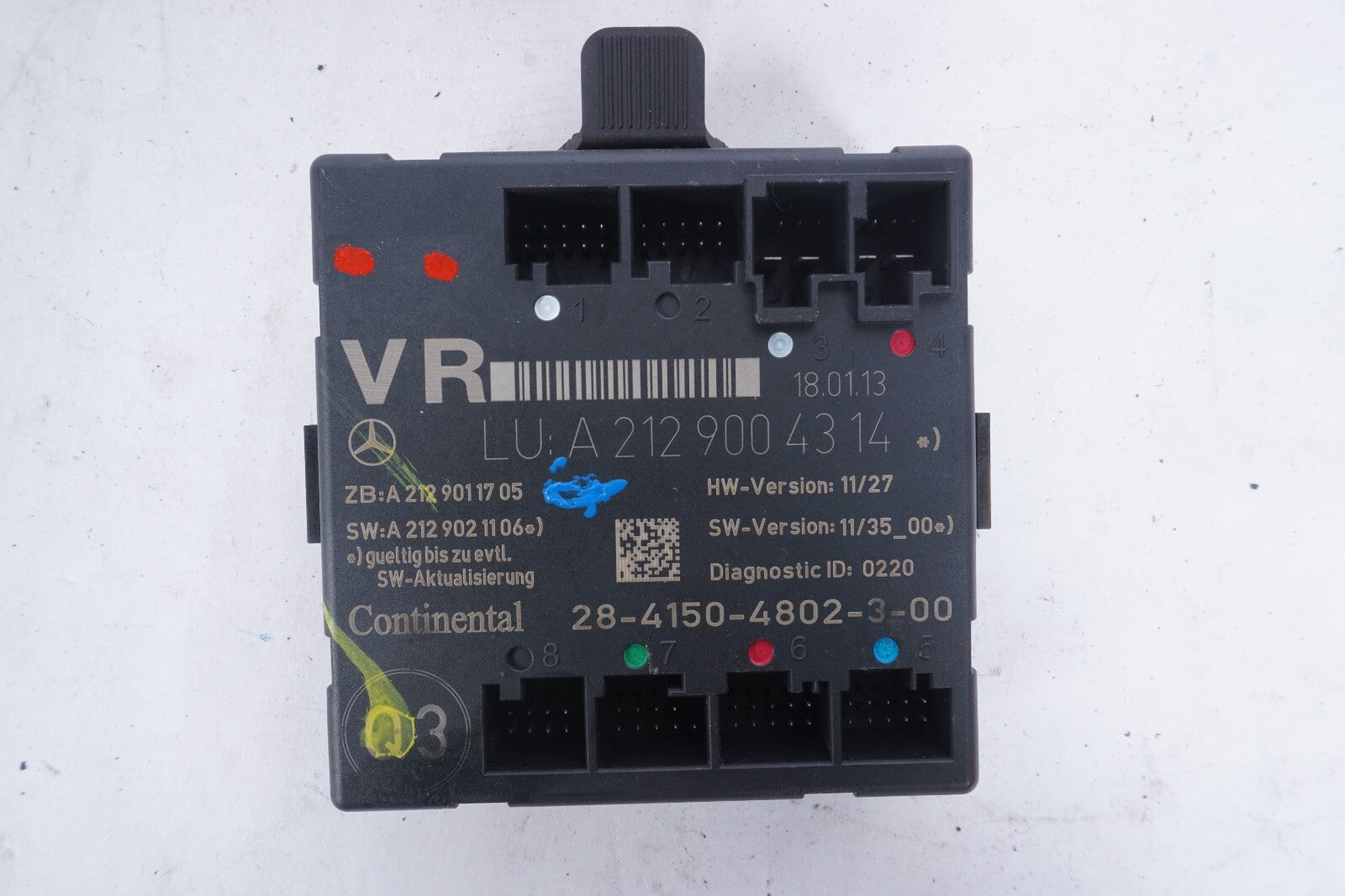 08-14 Mercedes W204 C250 C300 C350 Front Left & Right Door Control Module OEM
