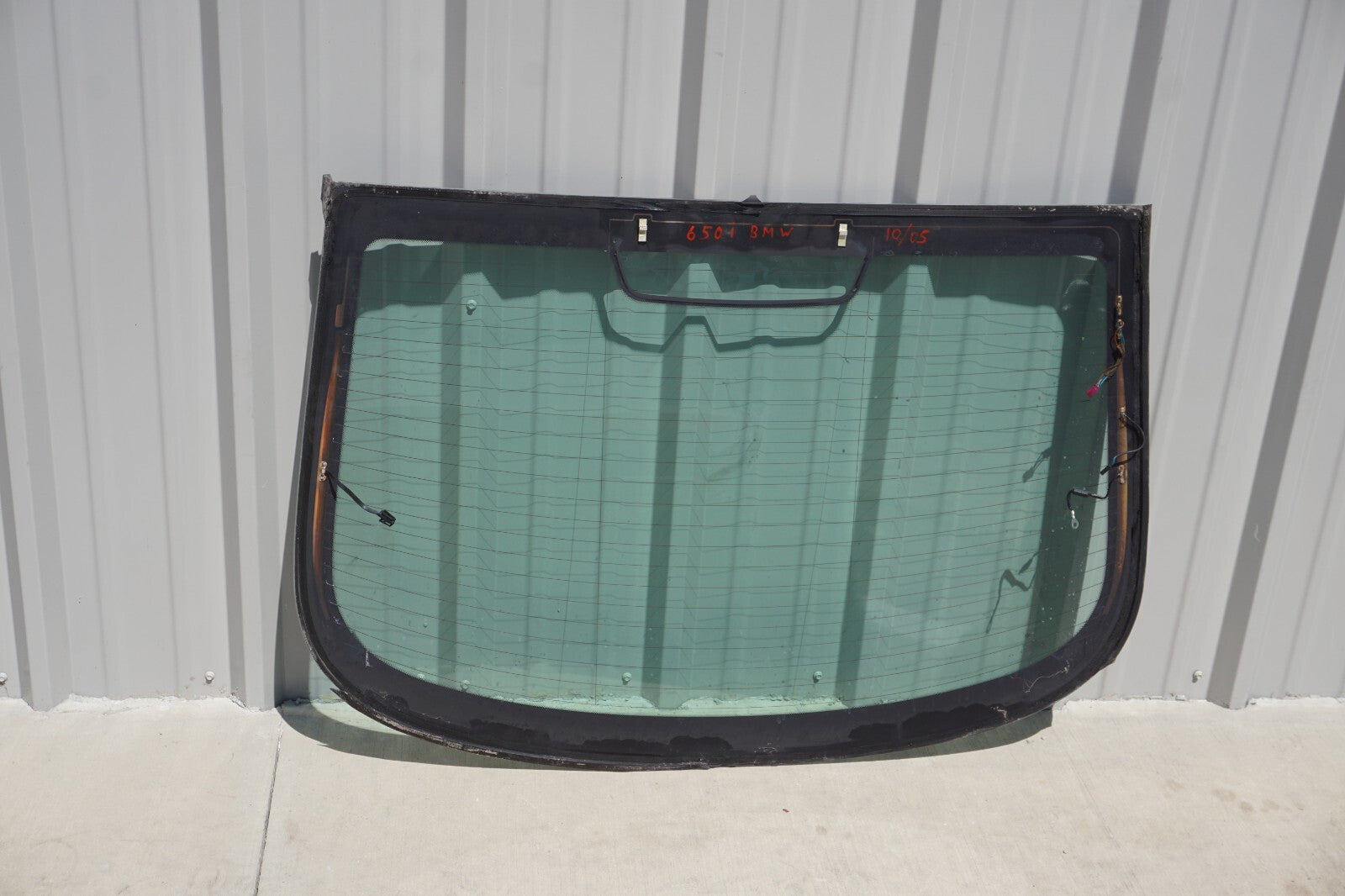 04-10 BMW 645Ci 650i M6 Rear Back Window Glass  OEM