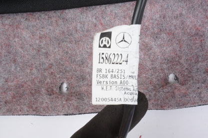 06-11 Mercedes W164 W251 ML350 Front Right Upper Backrest Seat Skin Cover BLACK