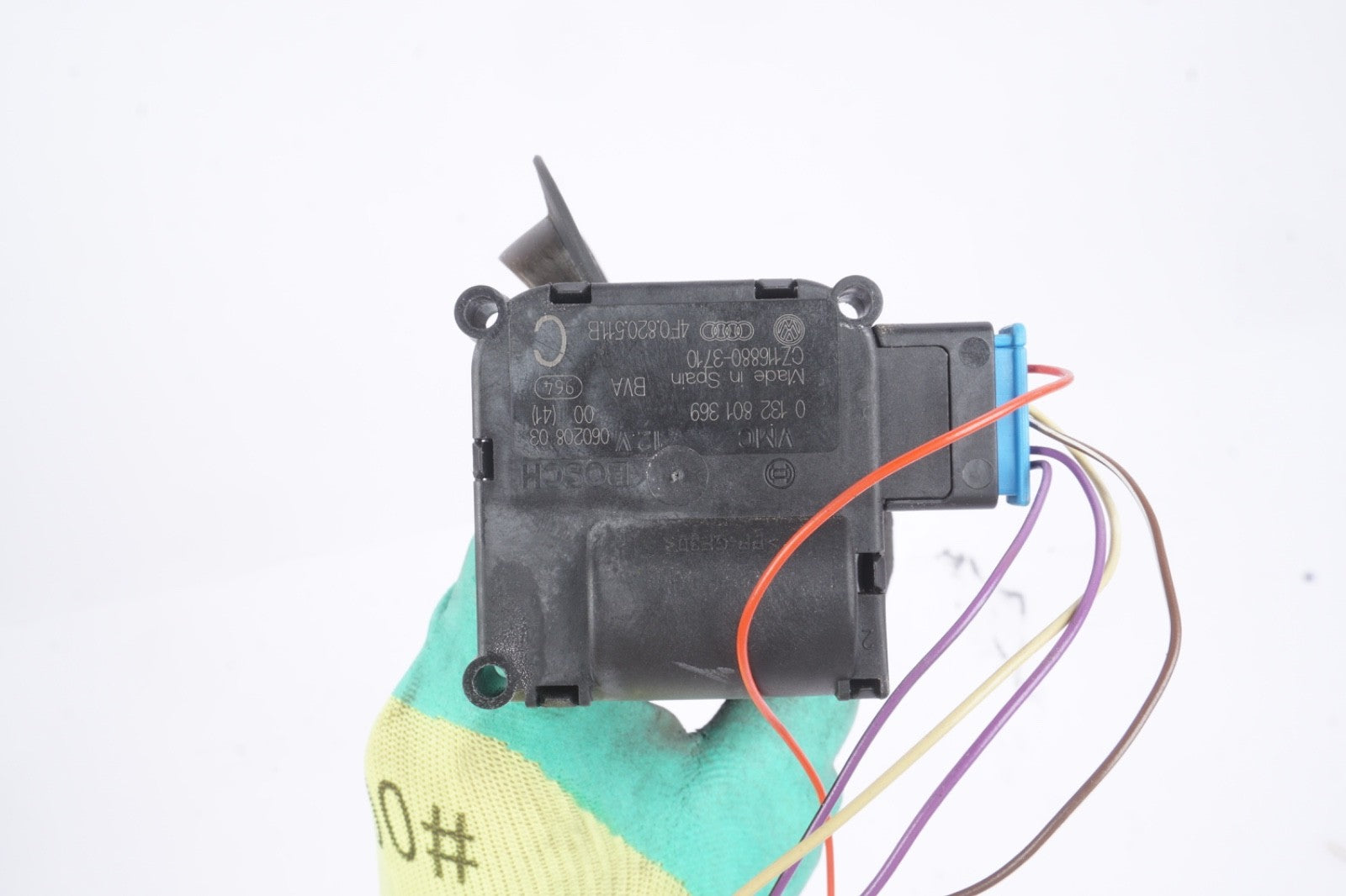 04-09 Audi A8L Heater AC HVAC Servo Air Flap Module OEM 4F0820511B