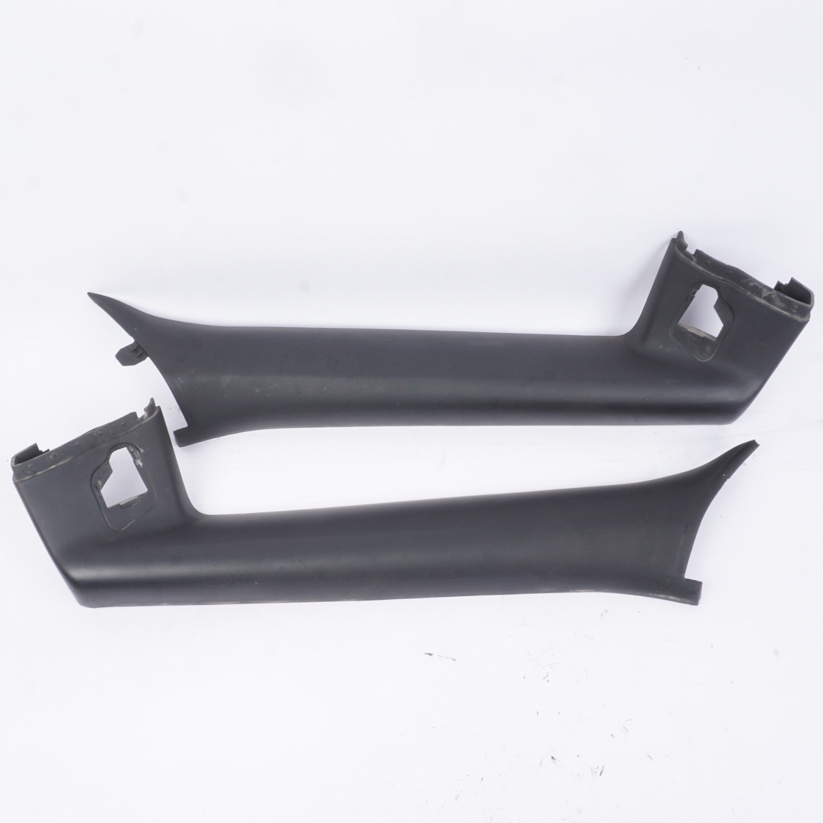 03-08 BMW E85 Z4 Convrible Front A Pillar Column Trim Cover Black Set OEM