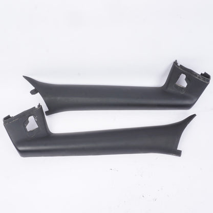 03-08 BMW E85 Z4 Convrible Front A Pillar Column Trim Cover Black Set OEM