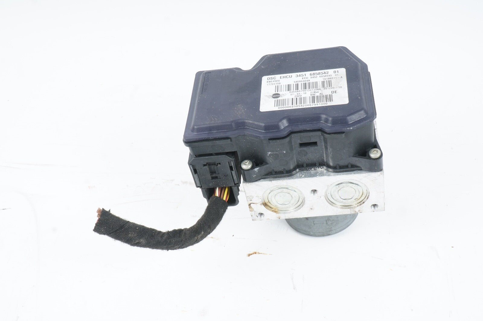 2013 MINI COOPER ABS PUMP BRAKE MODULE 3451 6858542 01 OEM 11 12 13 14 