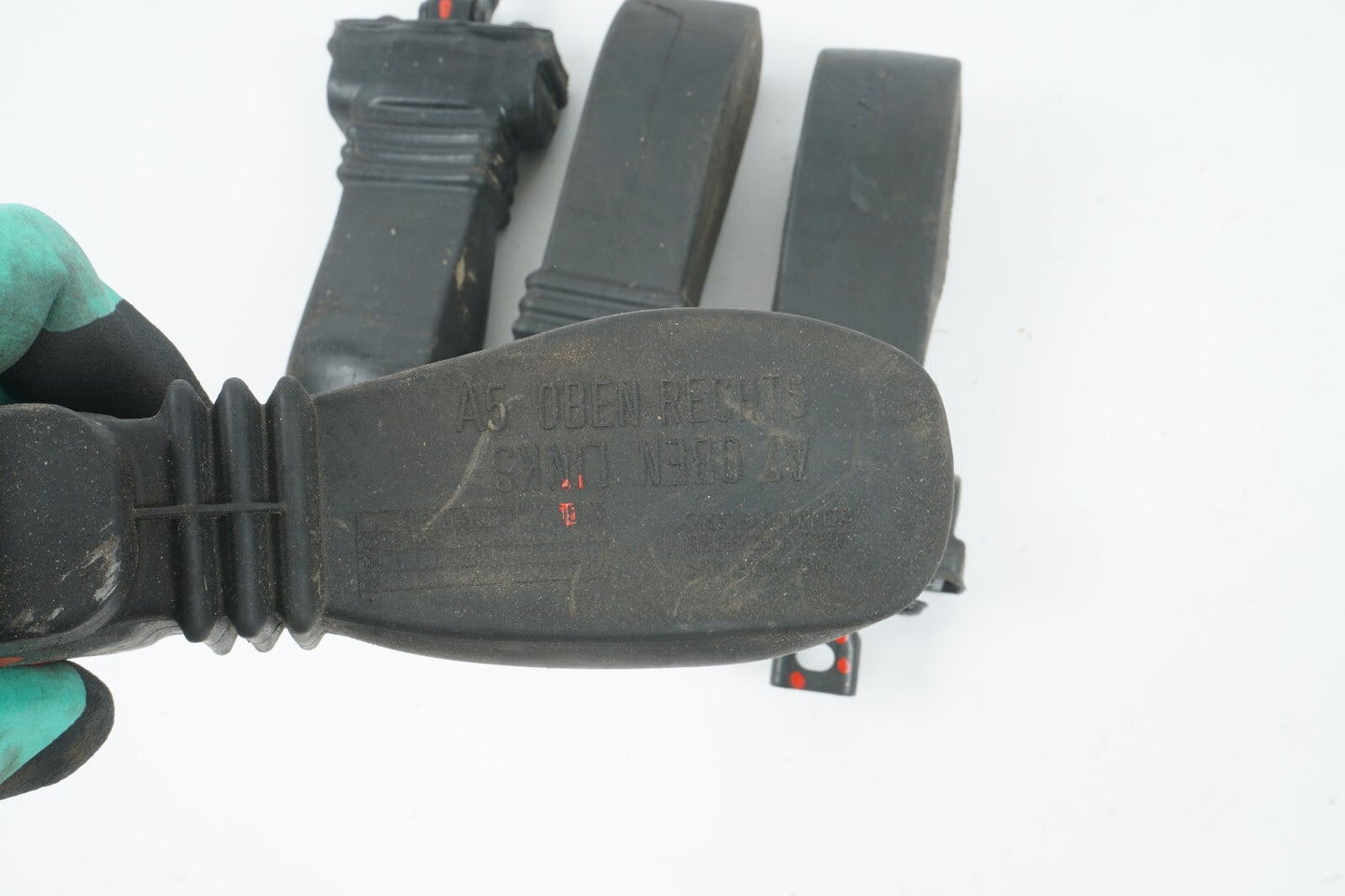 2012 - 2018 AUDI A7 DOOR HINGE CHECK STOPPER STRAP FRONT & REAR SET OF 4 OEM