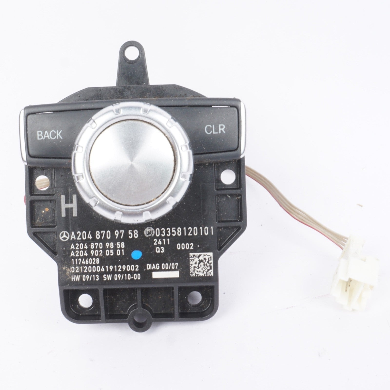08-14 MERCEDES W204 W212 C E CLASS COMAND CONTROLLER KNOB SWITCH A 204 870 97 58