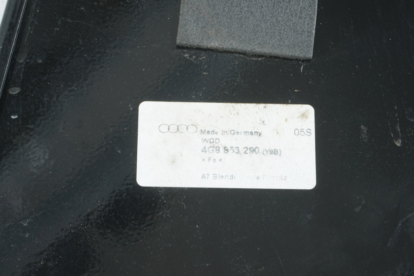 2012 - 2018 AUDI A7 EXTERIOR B PILLAR MOULDING PANEL LEFT & RIGHT OEM