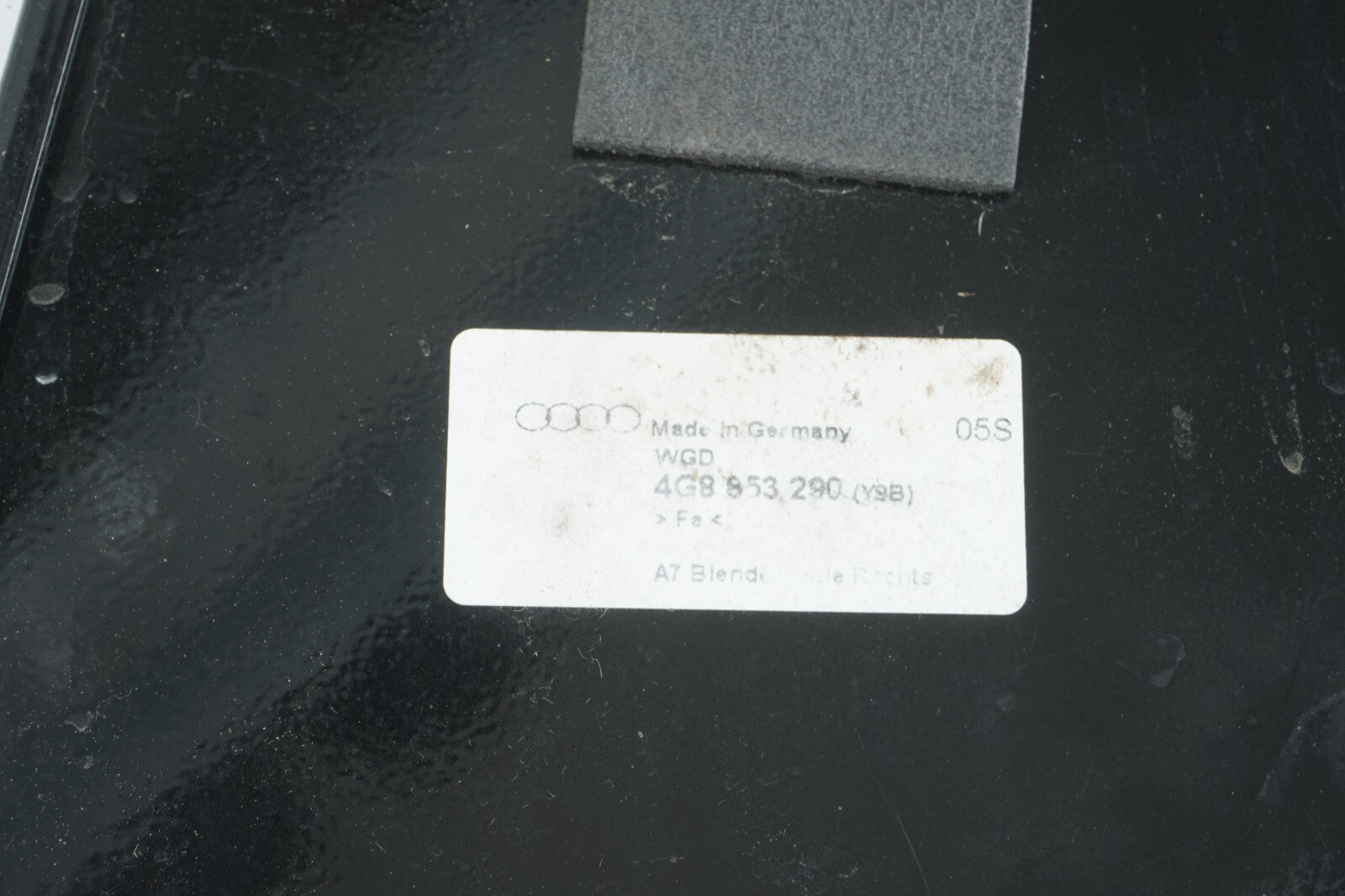 2012 - 2018 AUDI A7 EXTERIOR B PILLAR MOULDING PANEL LEFT & RIGHT OEM