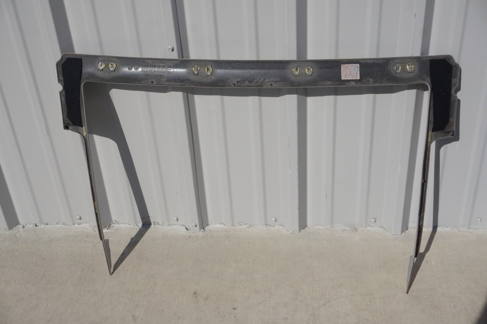 03-06 Mercedes R230 SL Class Rear Interior Windshield Glass Headliner Trim