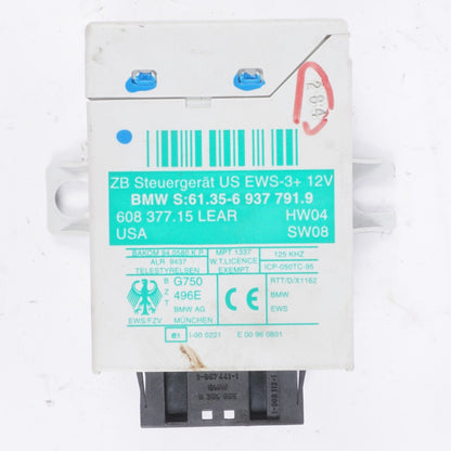2003-2008 BMW E85 Z4 CONVERTIBLE THEFT LOCKING CONTROL MODULE OEM 6937791